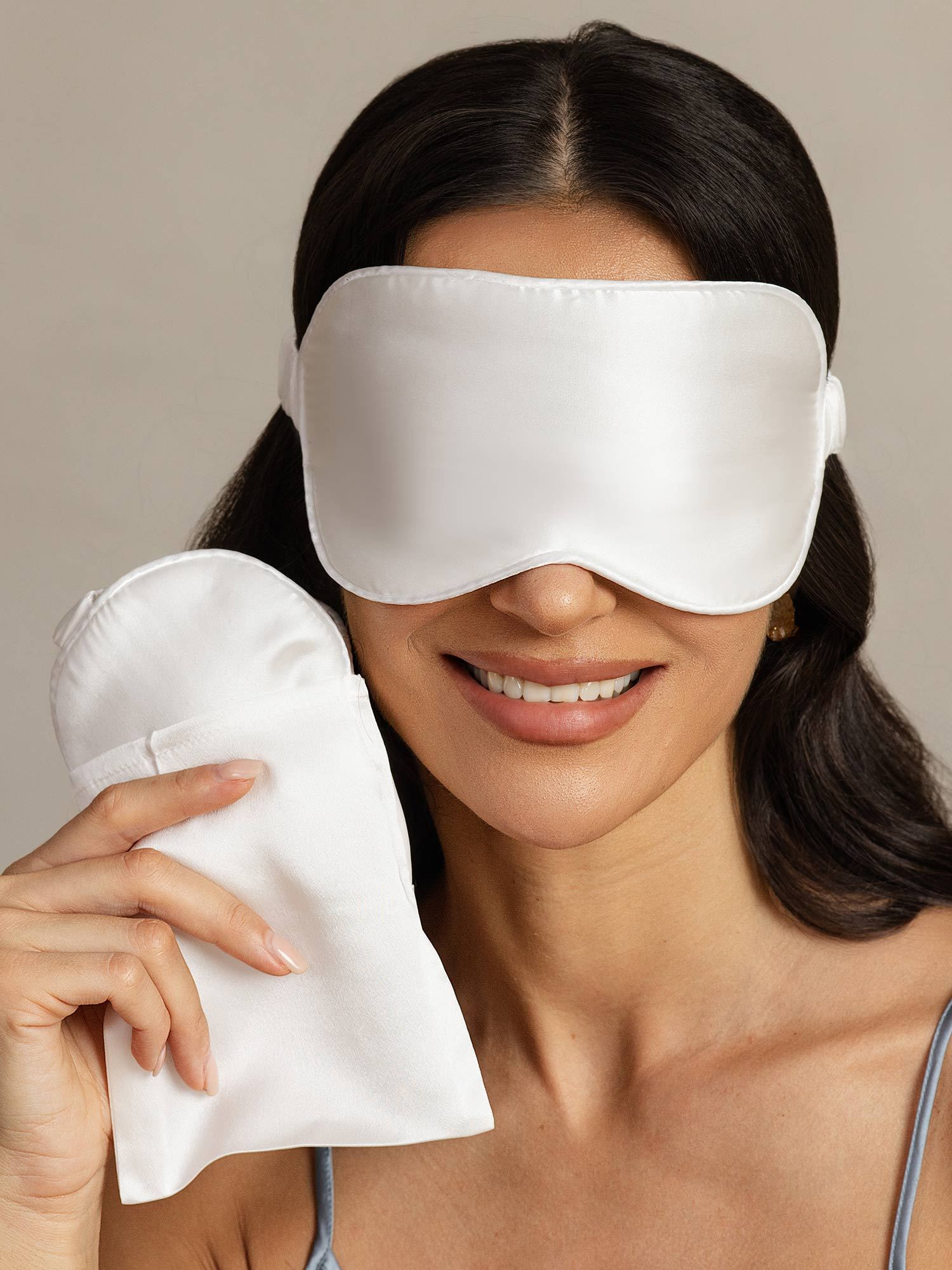 [Valkoinen] SilkSilky-FI Eye Mask 001