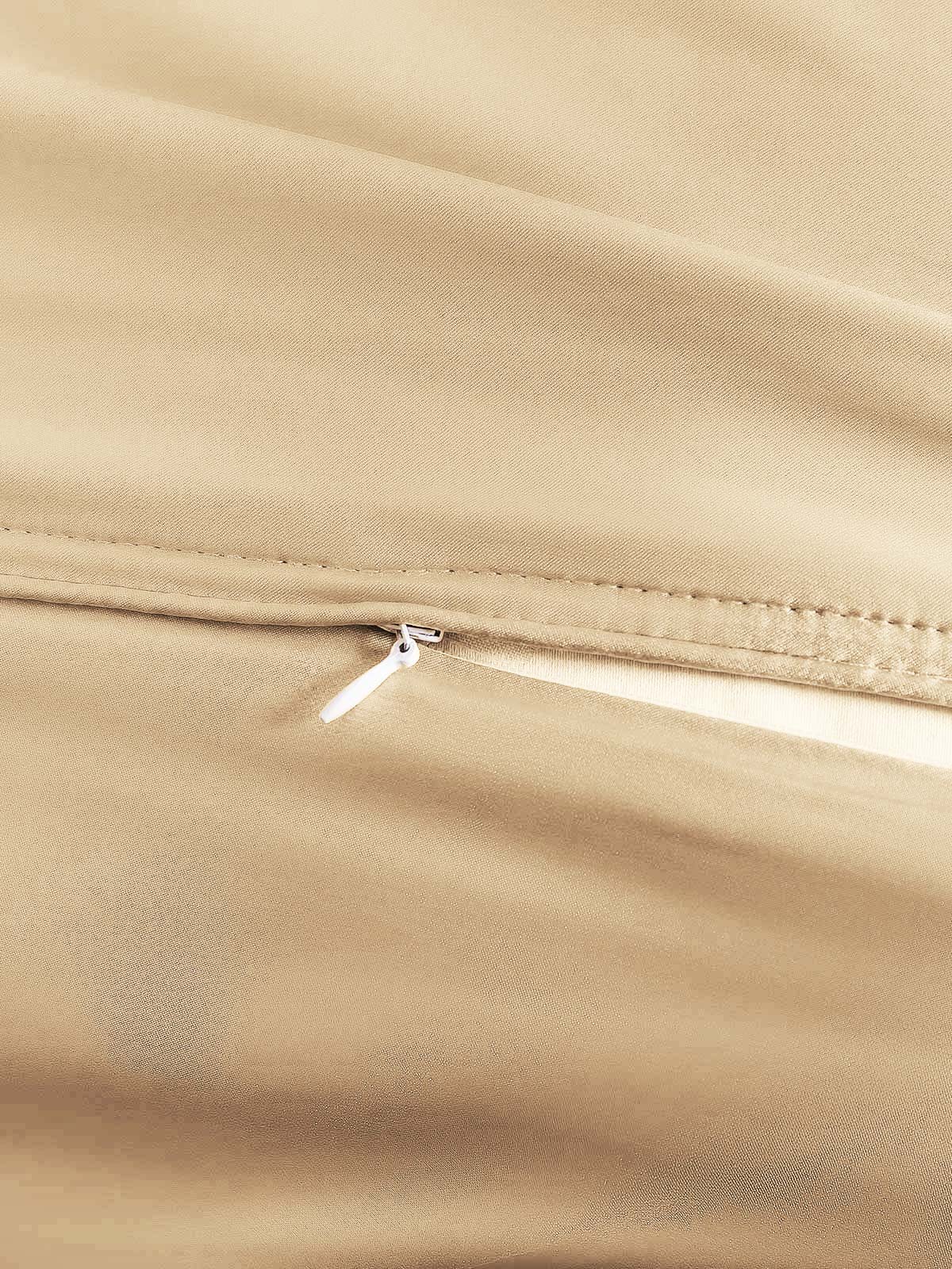 [Beige] SilkSilky-FI 22Momme Duvet Cover 005