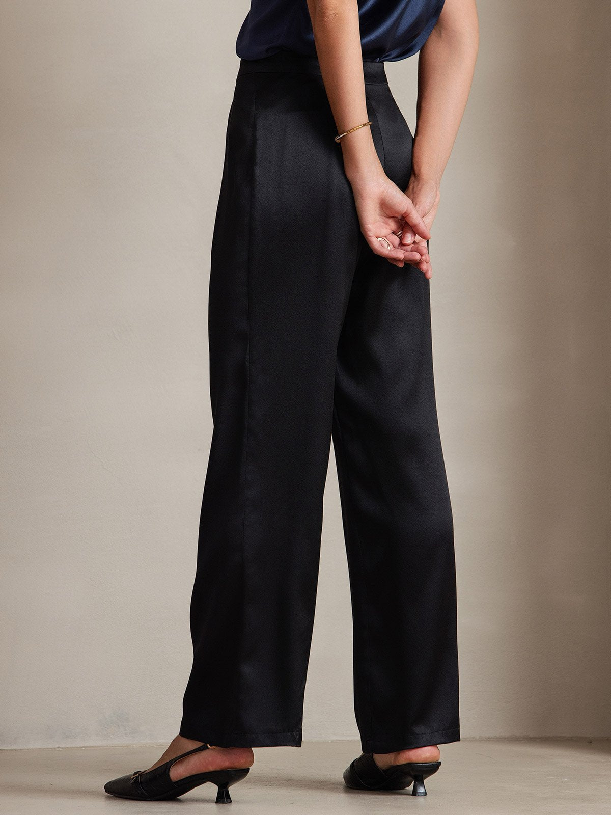 [Musta] SilkSilky-FI 19Momme Womens Pants 004