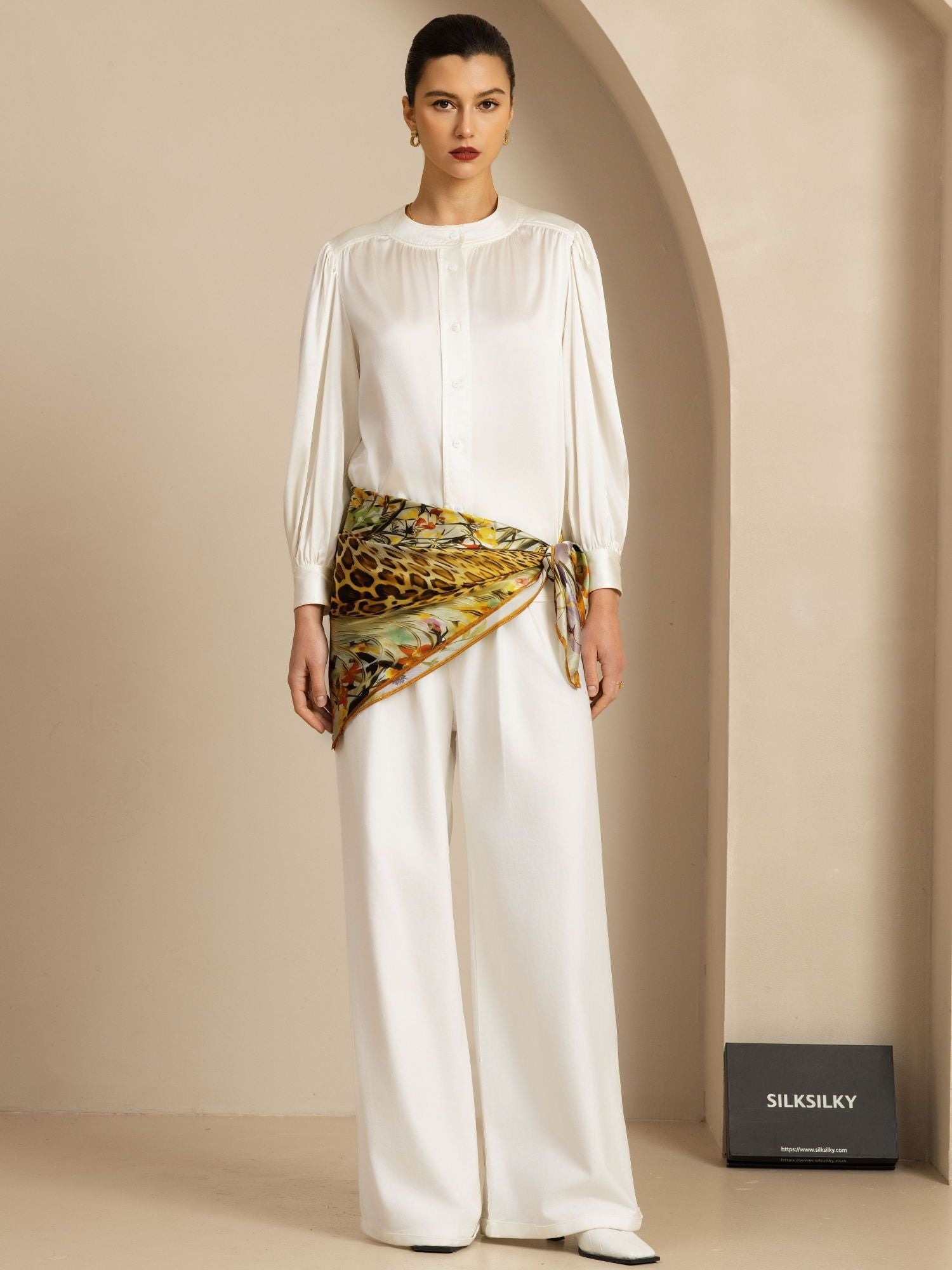 [P114] SilkSilky-FI Scarf 005