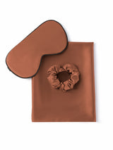 [Kahvi] SilkSilky-FI 19Momme Pure Silk Pillowcase Set 005