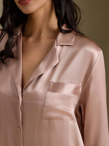 [Toscana] SilkSilky-FI Long Sleeve Lapel Collar Unipaita 004