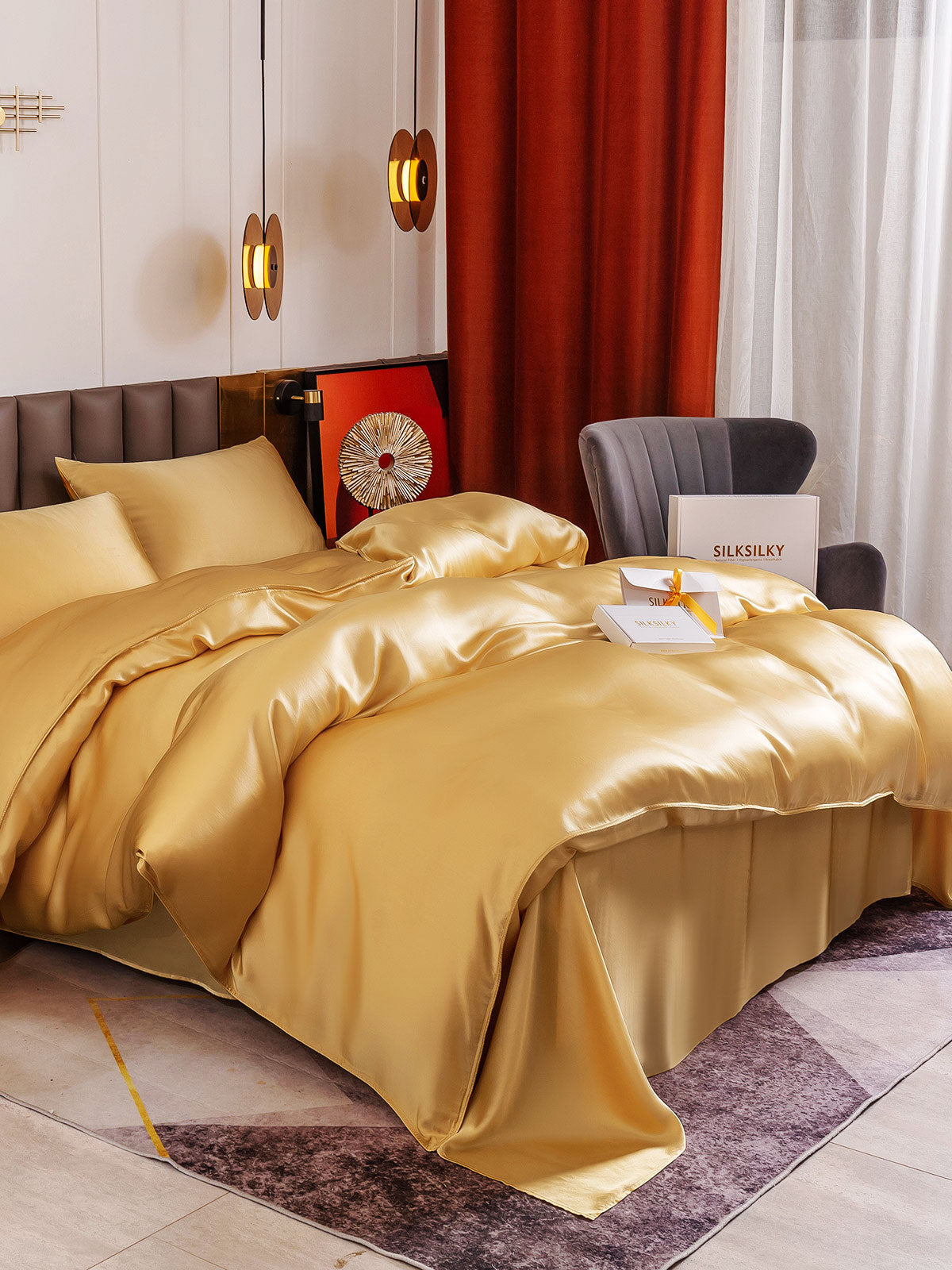 [Samppanja] SilkSilky-FI 19Momme Bedding Set 007