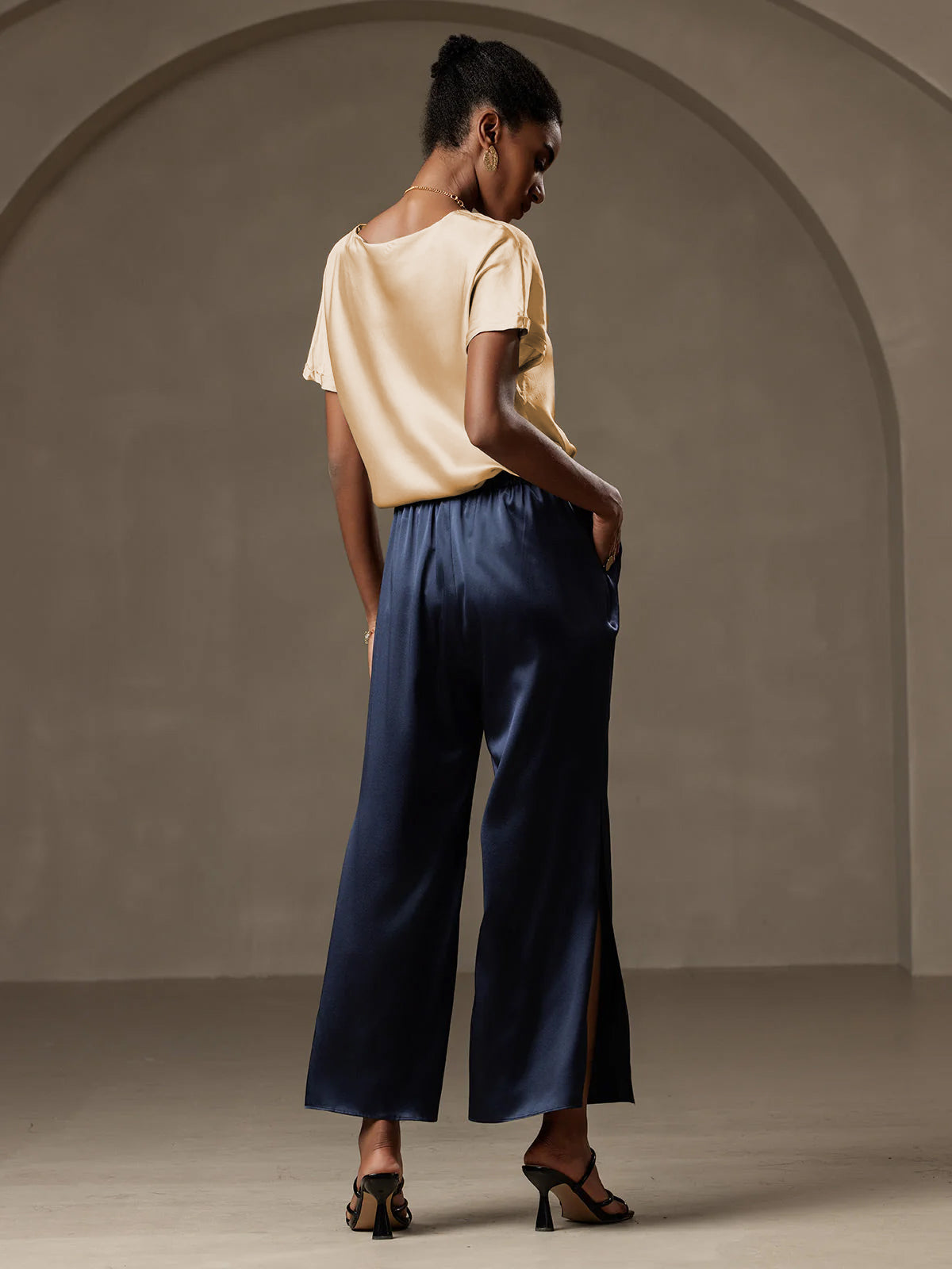 [Samppanja] SilkSilky-FI 19Momme Womens T-Shirt 006