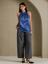 [Aito Petrooli] SilkSilky-FI Sleeveless Halterneck Naisten T-paita 006