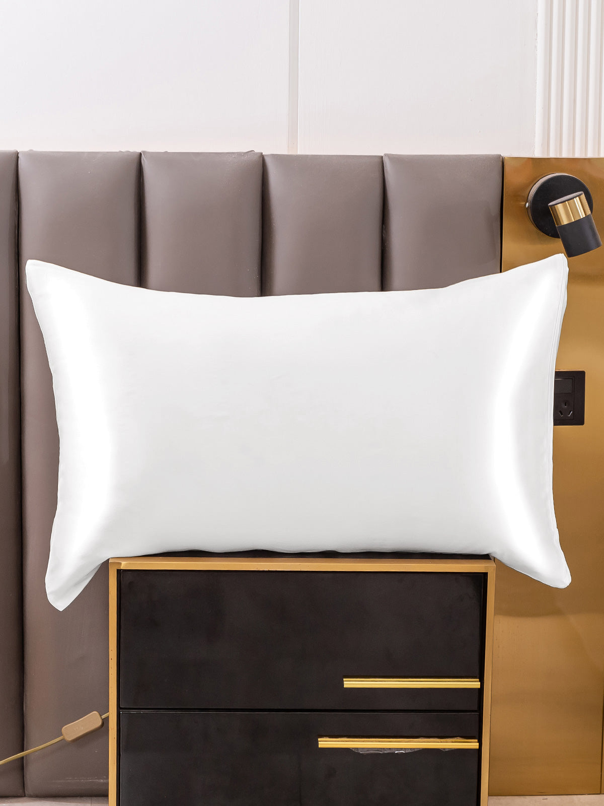 [Valkoinen] SilkSilky-FI 22Momme Pillowcase 003