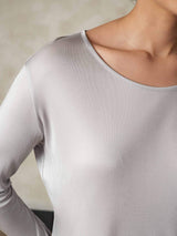 [Hopea] SilkSilky-FI Long Sleeve Round Neck Naisten Pitkät Alusvaatteet 004