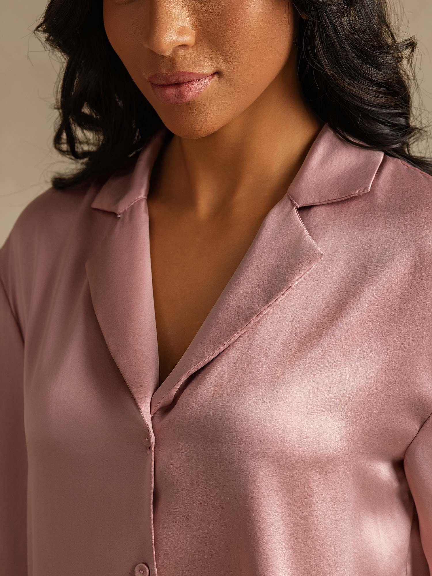 [Persikkaiho] SilkSilky-FI 19Momme Womens Pajamas 004