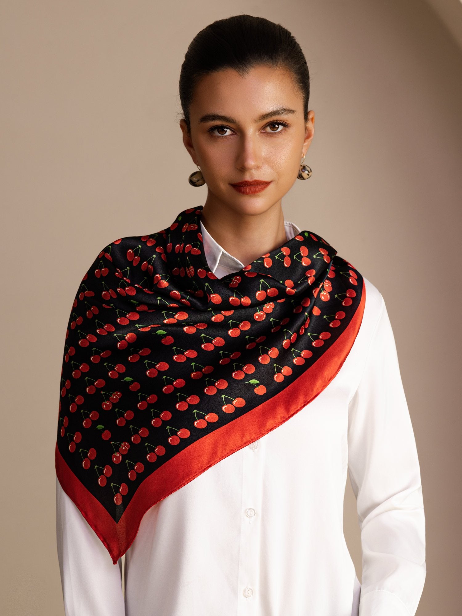 [Musta Kirsikka] SilkSilky-FI Scarf 002