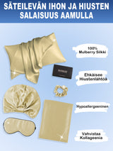 [Mintunvihreä] SilkSilky-FI 19Momme Pure Silk Pillowcase Set 002