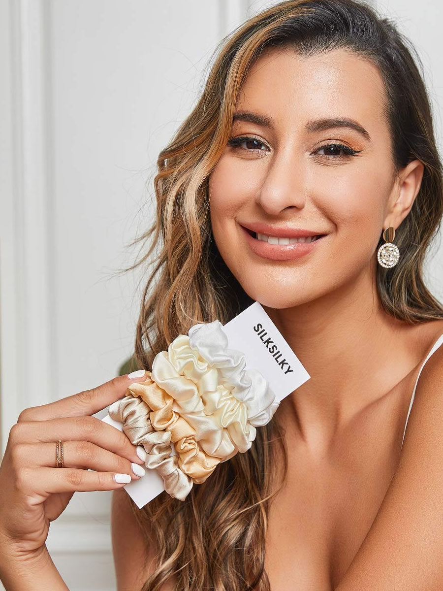 [Group3] SilkSilky-FI 19Momme Scrunchie 001