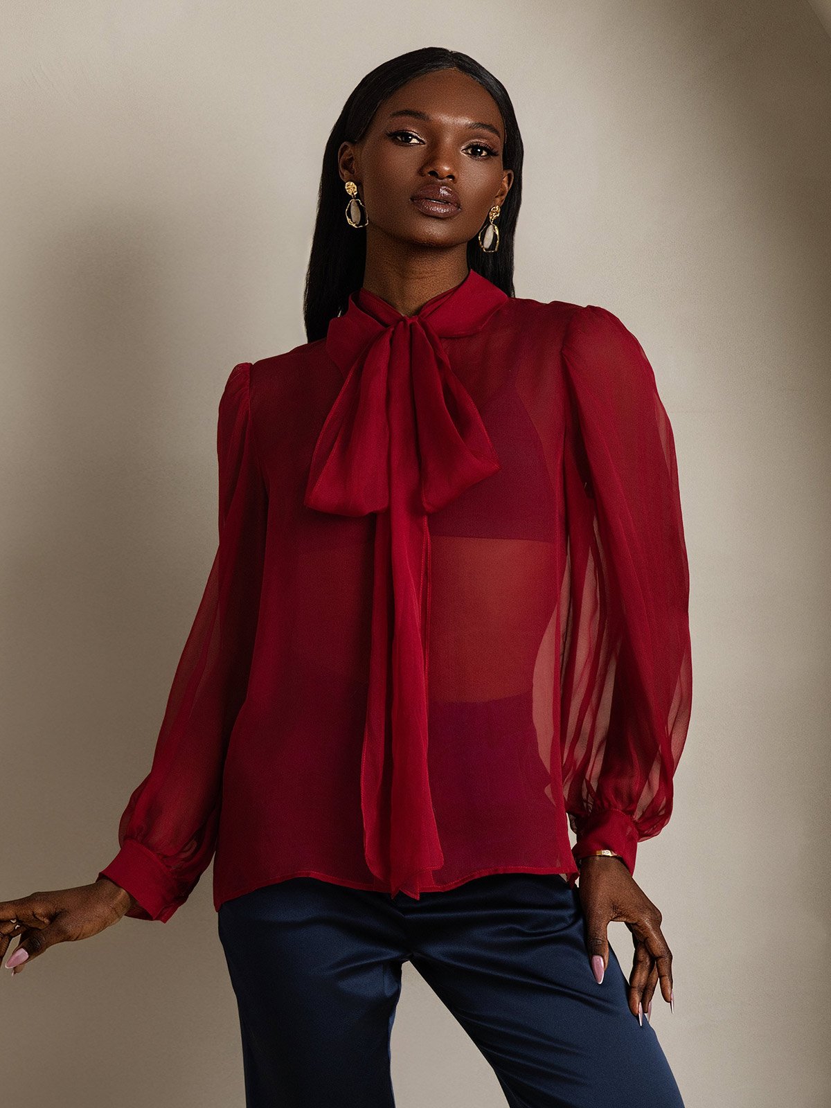 SilkSilky-FI Womens Shirt Viini 004