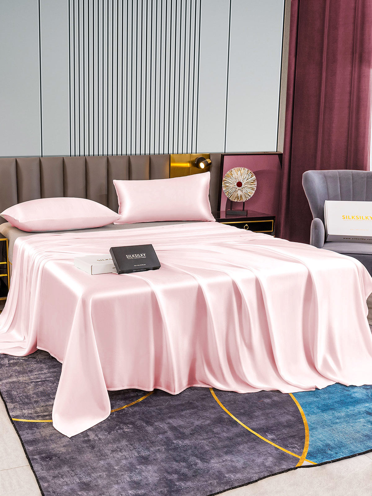 [Pinkki] SilkSilky-FI 22Momme Bedding Set 003