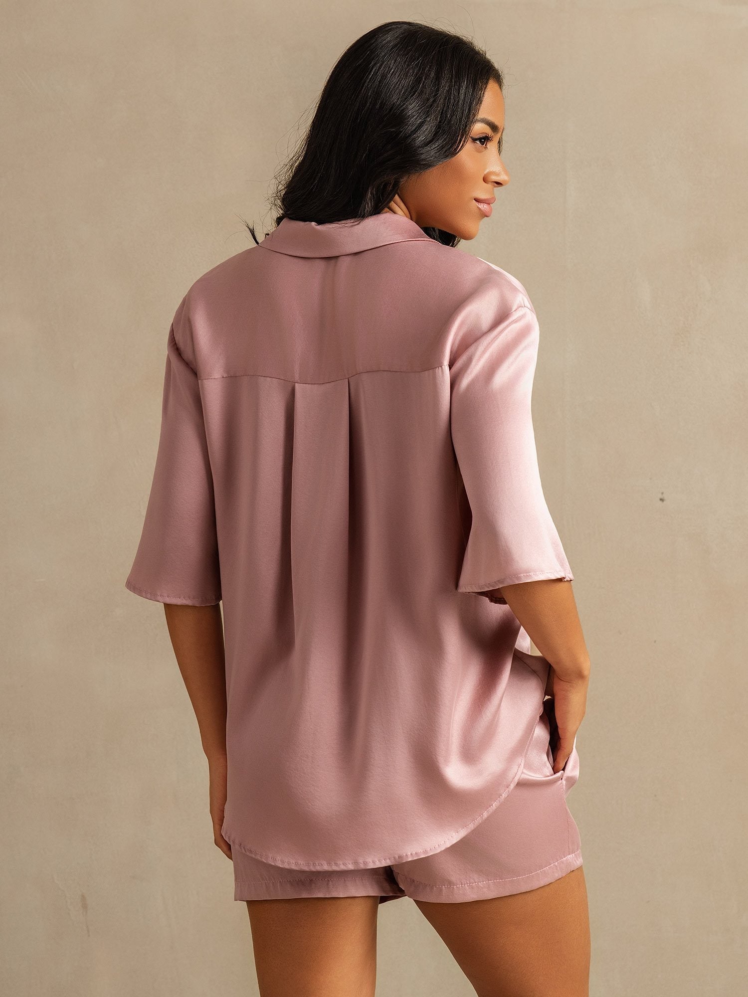 [Persikkaiho] SilkSilky-FI 19Momme Womens Pajamas 006