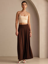 [Kahvi] SilkSilky-FI Womens Pants 006
