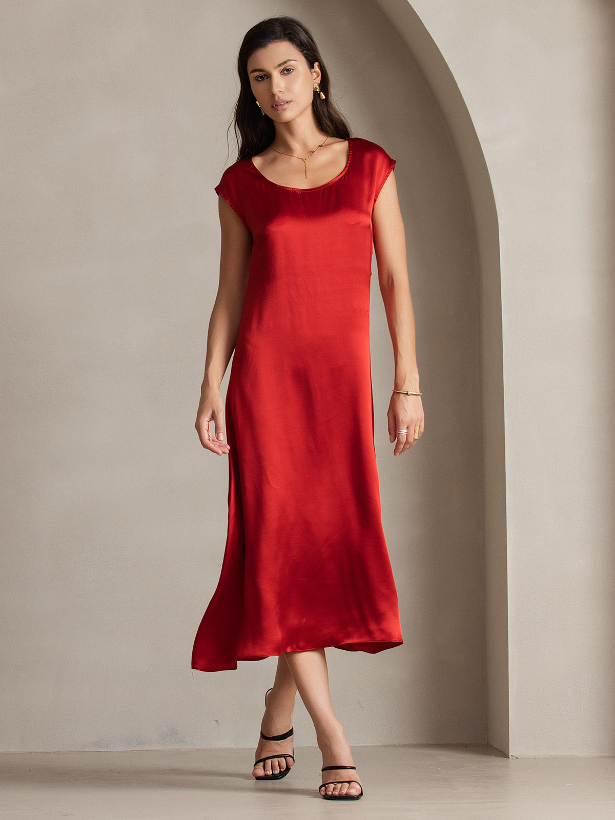 [Viini] SilkSilky-FI 19Momme Dress 004