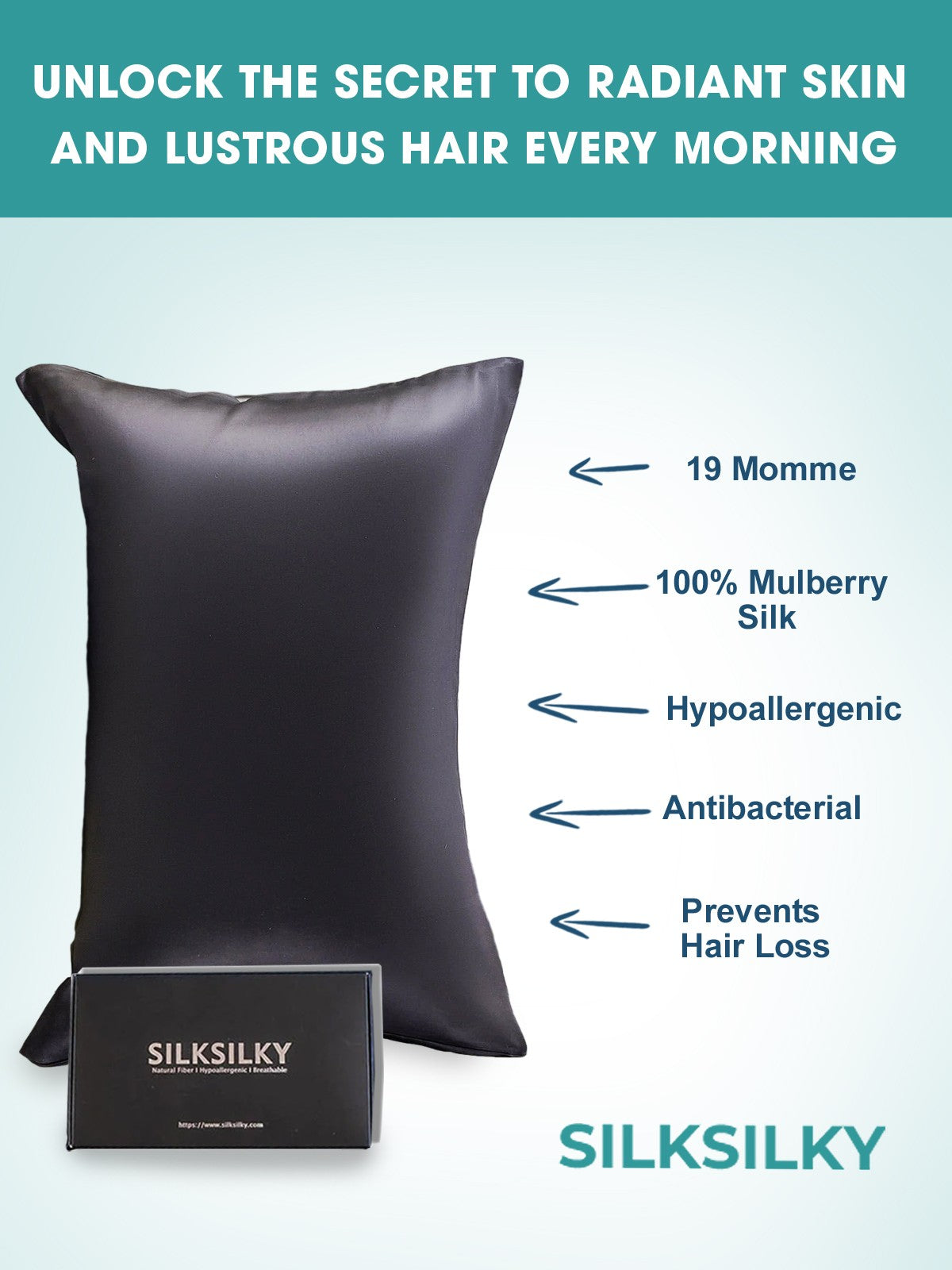 [Musta] SilkSilky-FI 19Momme Pillowcase 002