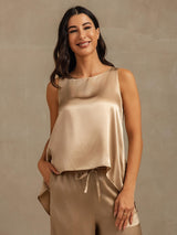 [Samppanja] SilkSilky-FI Sleeveless Scoop Neck Camisole Top 003