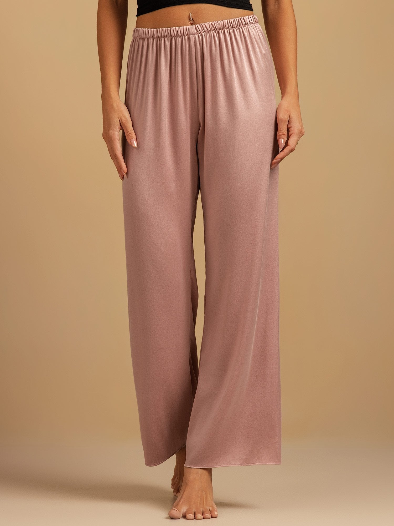 [Persikkaiho] SilkSilky-FI 19Momme Womens Sleep Bottoms 003,