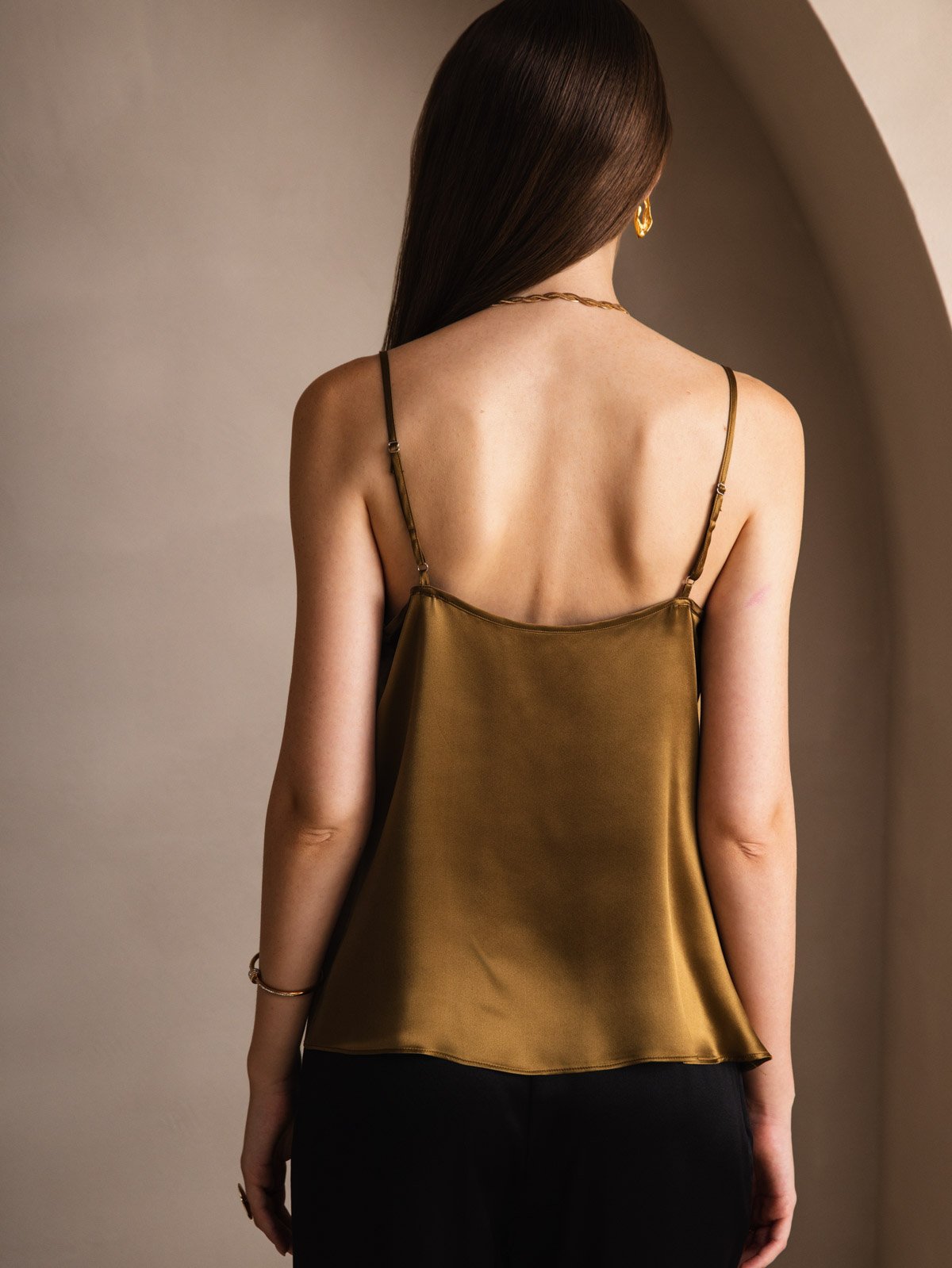 SilkSilky-FI 19Momme Camisoles Ruskea 002