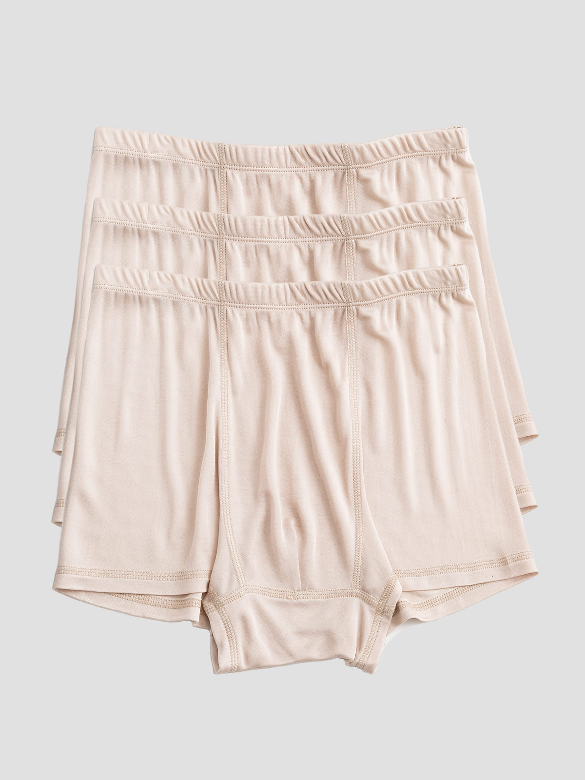 [Beige] SilkSilky-FI Mens Underwear 002