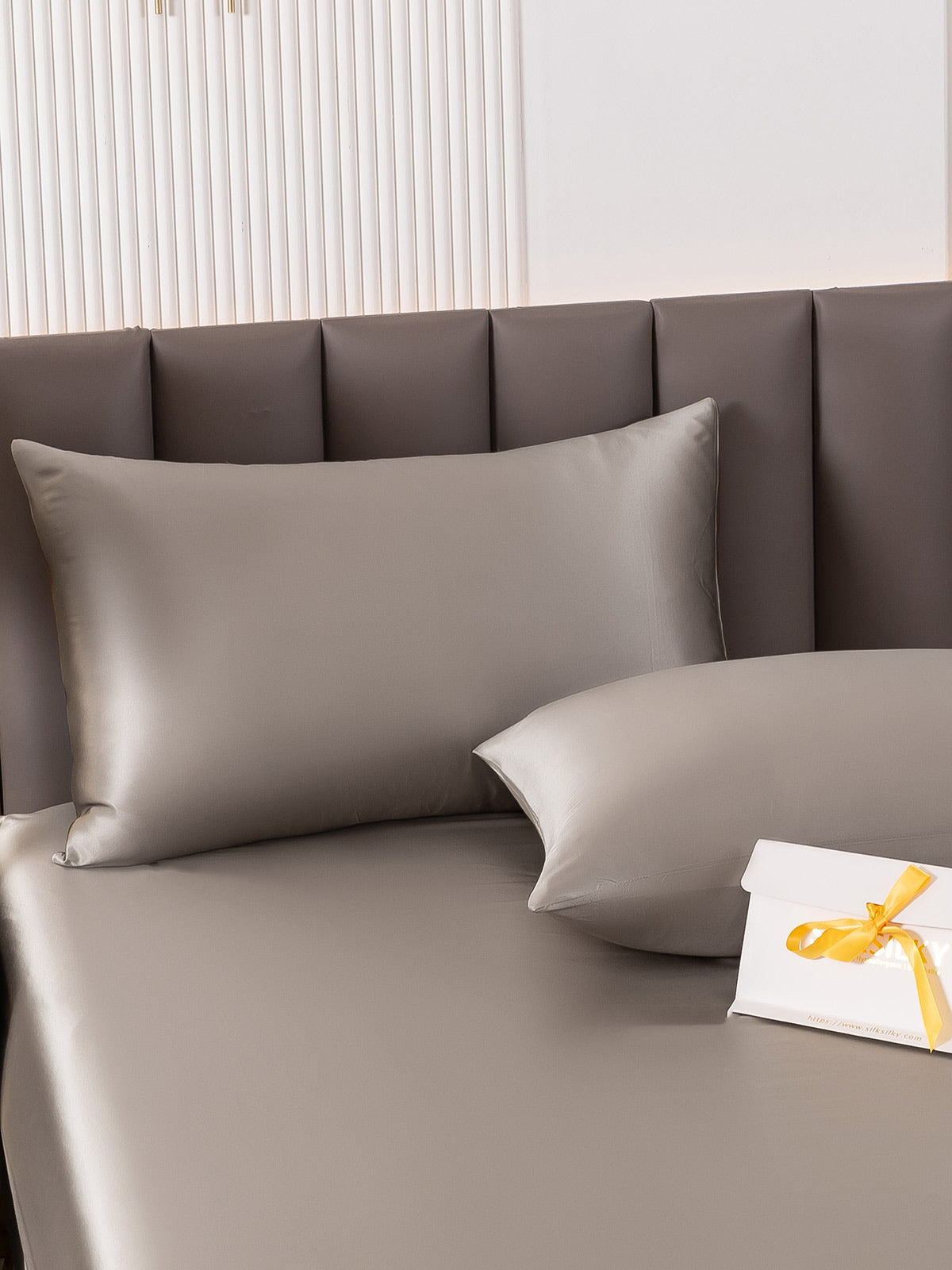 [Harmaa] SilkSilky-FI 22Momme Pillowcase 002