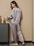 SilkSilky-FI Womens Pajamas Harmaa 002