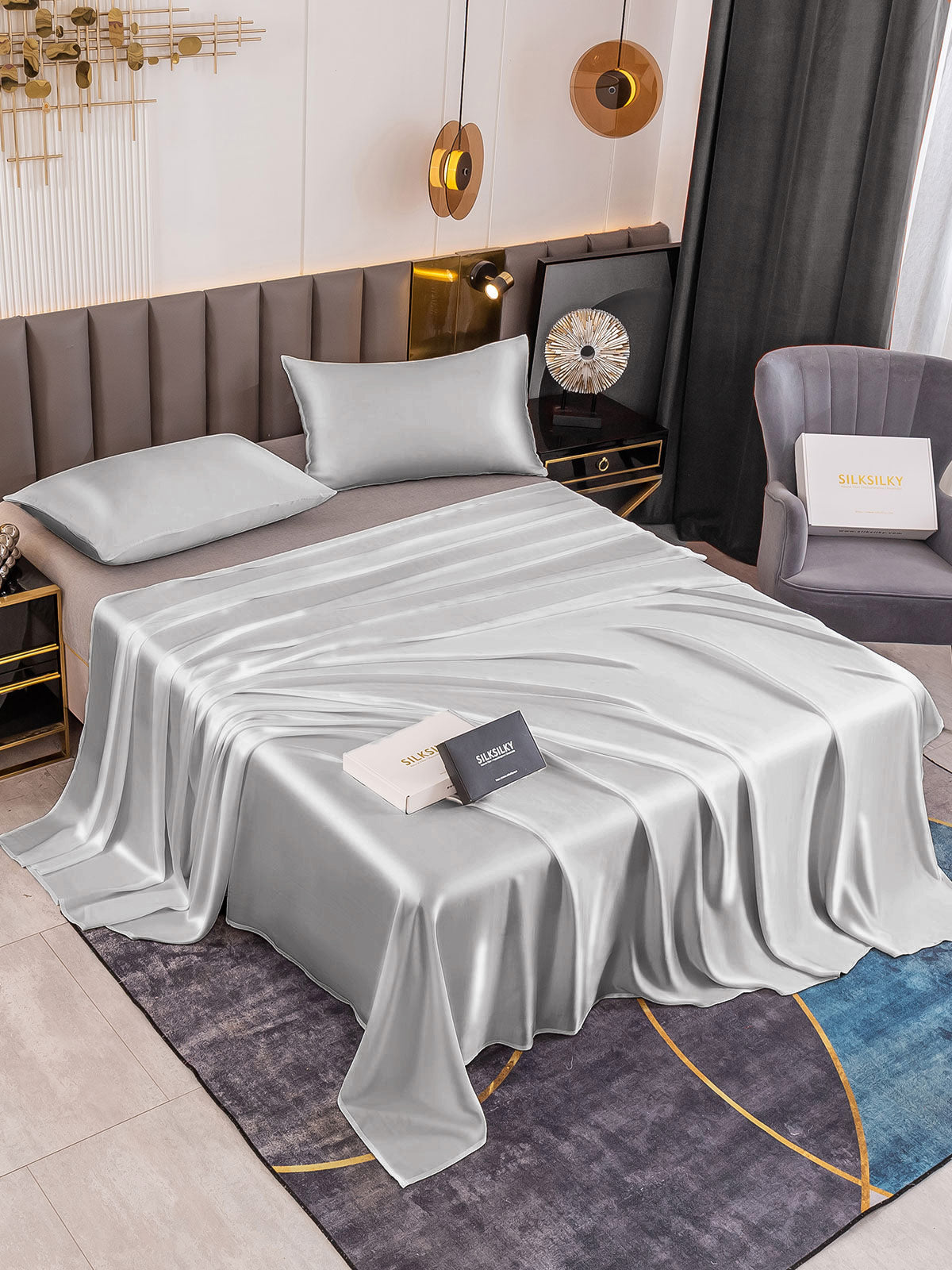 [Hopea] SilkSilky-FI 19Momme Bedding Set 001