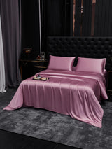 [Vaalean Mauve] SilkSilky-FI 25Momme Vuodevaatteet Setti 002
