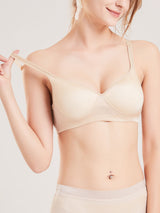 [Beige] SilkSilky-FI Rintaliivit 001