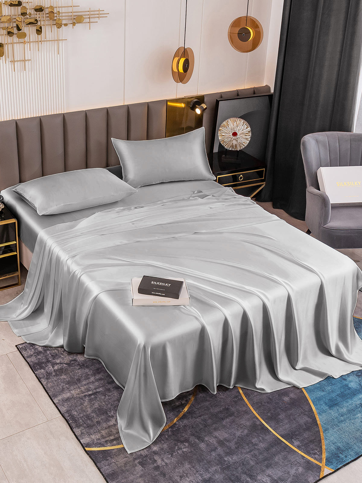 [Hopea] SilkSilky-FI 19Momme Bedding Set 001