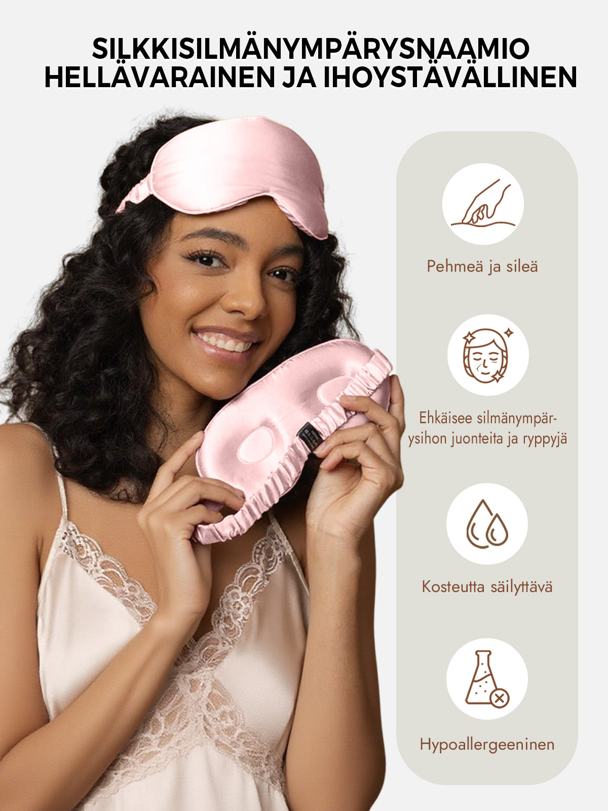 [Pinkki] SilkSilky-FI Eye Mask 003