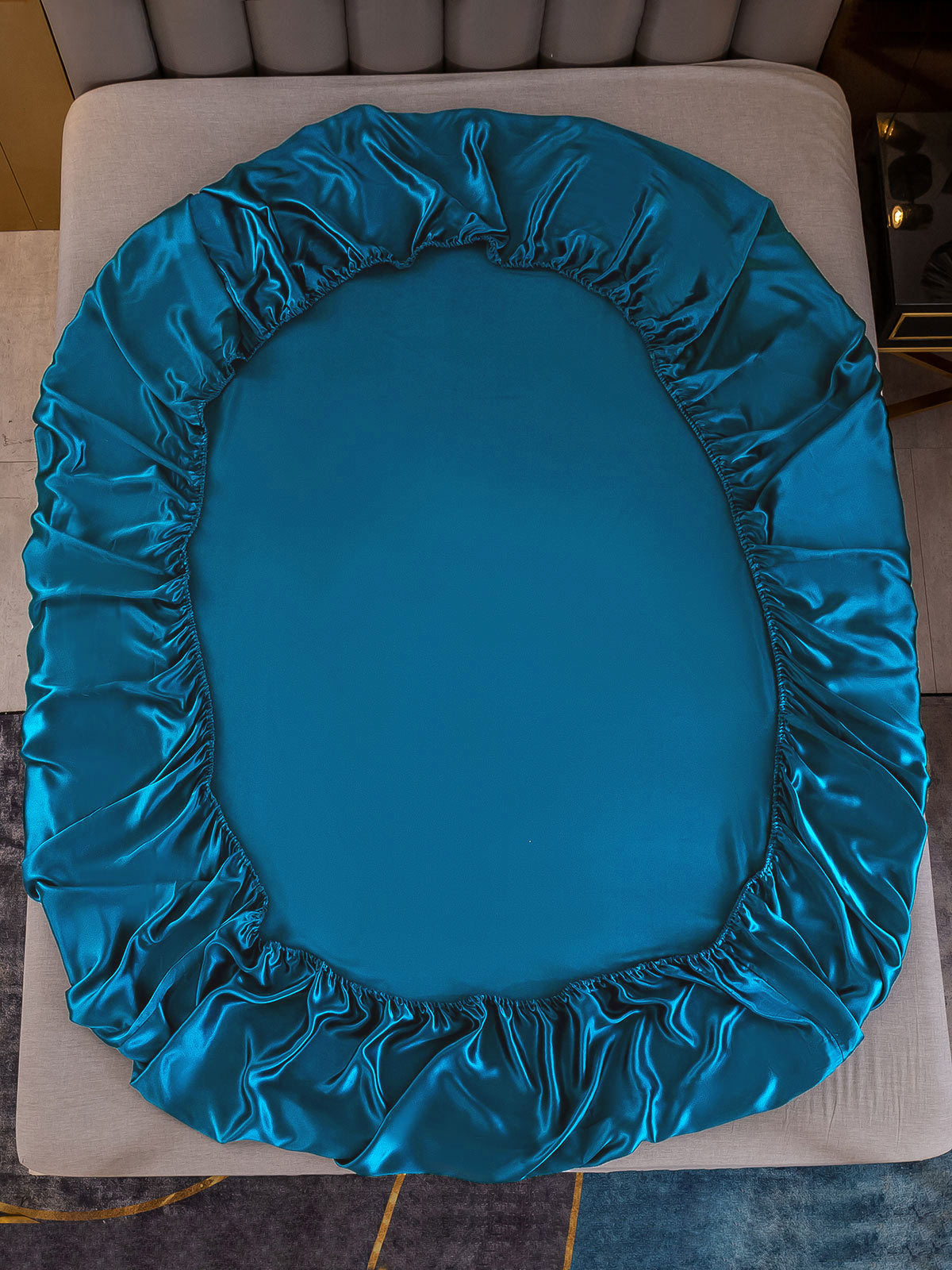 [Sinivihreä] SilkSilky-FI 22Momme Pure Silk Sheet 003