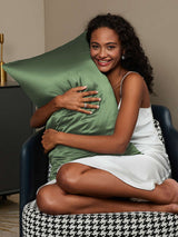 [Harmaanvihreä] SilkSilky-FI 30Momme Pure Silk Pillowcase 002