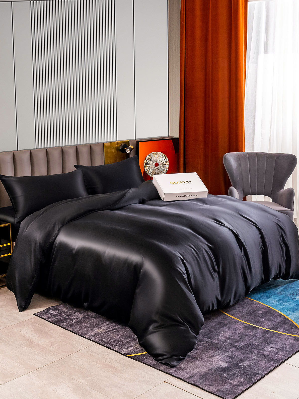 [Musta] SilkSilky-FI 22Momme Bedding Set 002