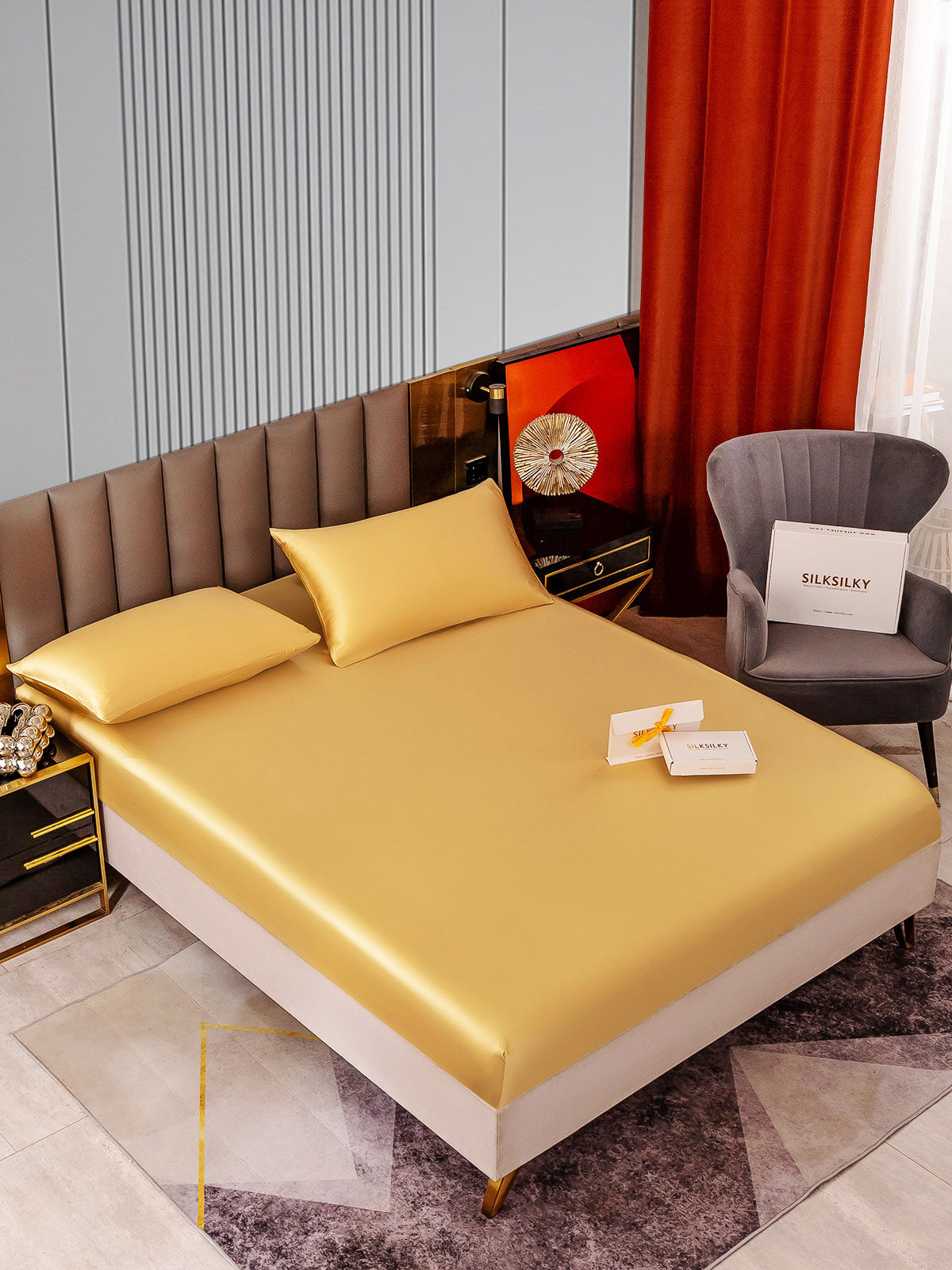 [Samppanja] SilkSilky-FI 22Momme Bedding Set 002