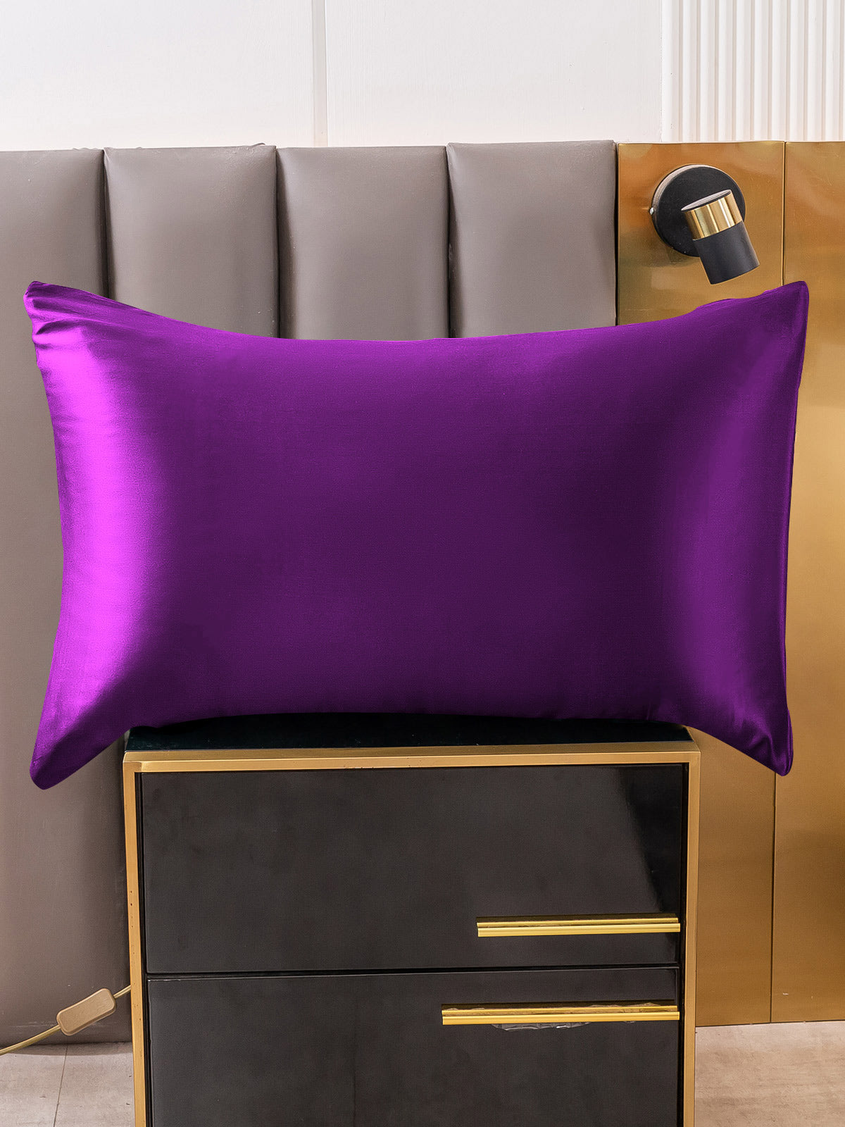 SilkSilky-FI 19Momme Pillowcase Violetti 004