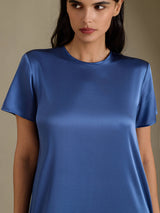 [Aito Petrooli] SilkSilky-FI Short Sleeve Crew Neck Mekko 004