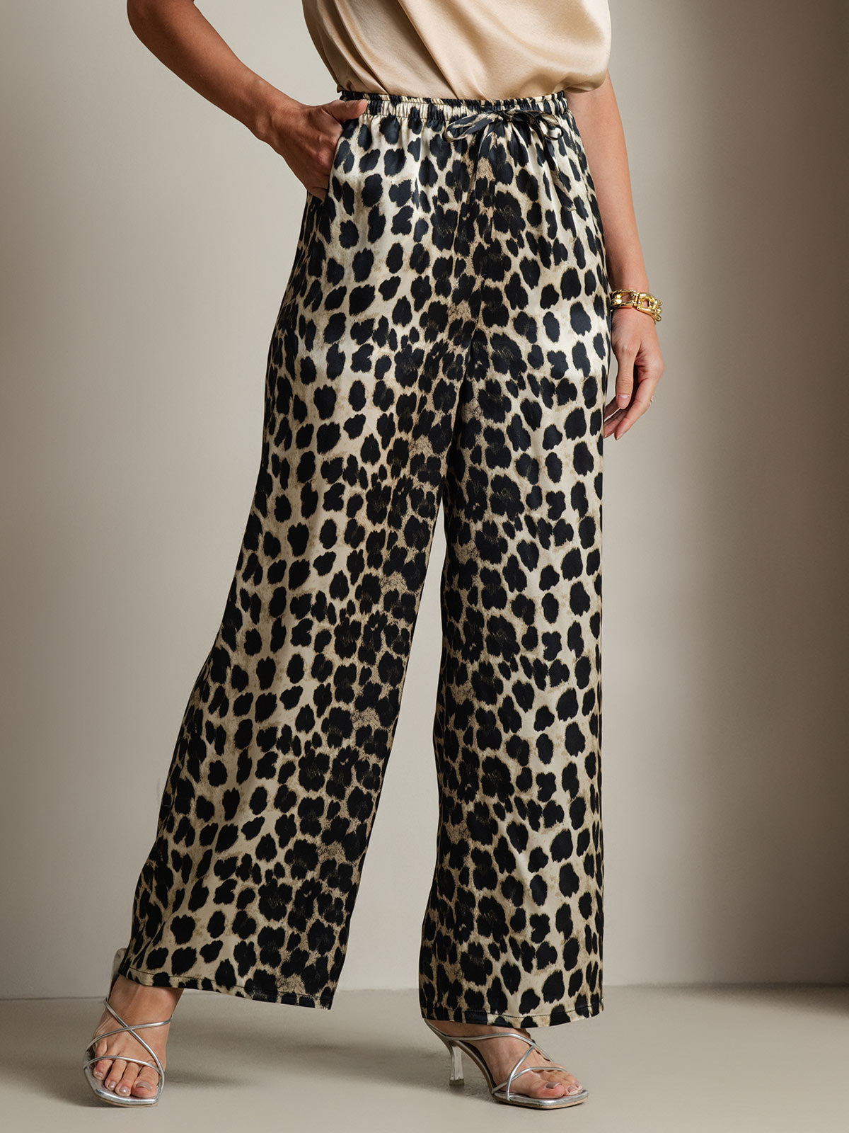 [Leopardi] SilkSilky-FI Womens Pants 004