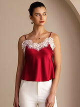 [Viini] SilkSilky-FI Spaghetti Strap V Neck Camisole Top 003