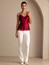 [Viini] SilkSilky-FI Spaghetti Strap V Neck Camisole Top 006