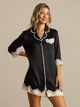 [Musta] SilkSilky-FI Nightshirt 008