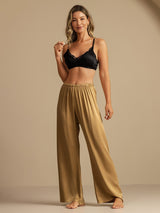 [Tan] SilkSilky-FI 19Momme Women's Sleep Pants 006
