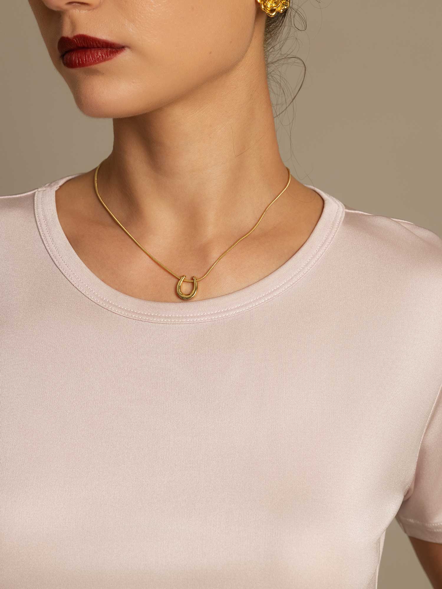 [Vaalea Pinkki] SilkSilky-FI Womens T-Shirt 004,