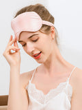 SilkSilky-FI 19Momme Eye Mask Pinkki 006