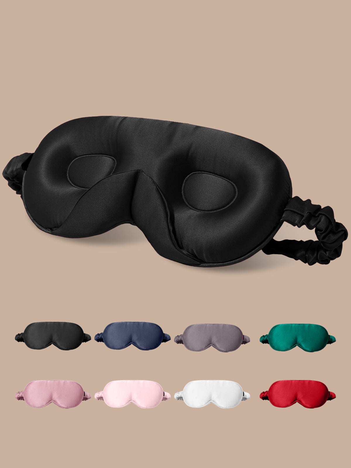 [Musta] SilkSilky-FI Eye Mask 001