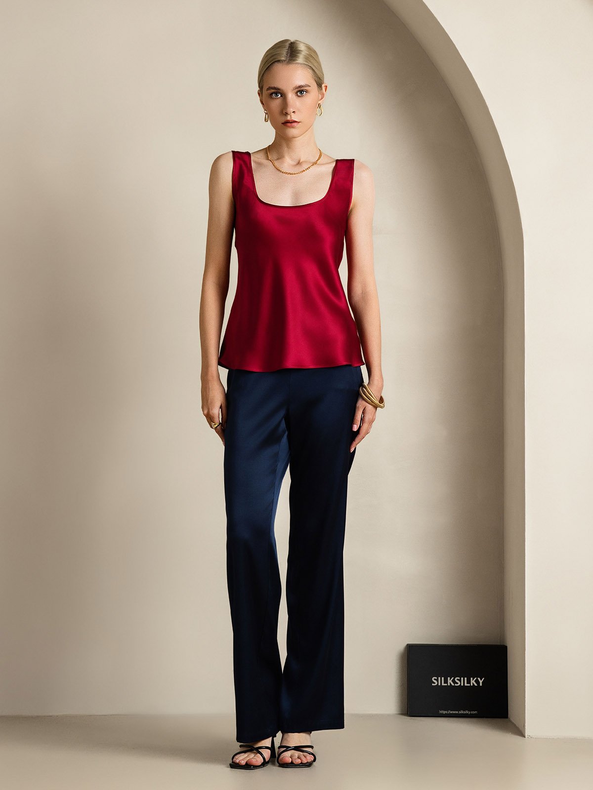 [Viini] SilkSilky-FI 19Momme Camisoles 006