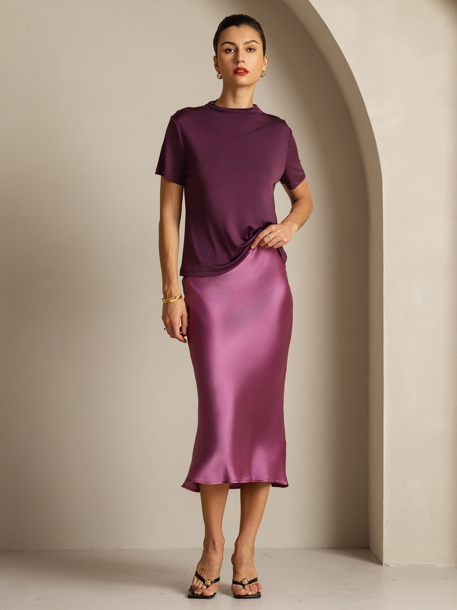 [Violetti] SilkSilky-FI Womens T-Shirt 007