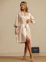 [Samppanja] SilkSilky-FI 3/4 Sleeve Naisten Aamutakki 007