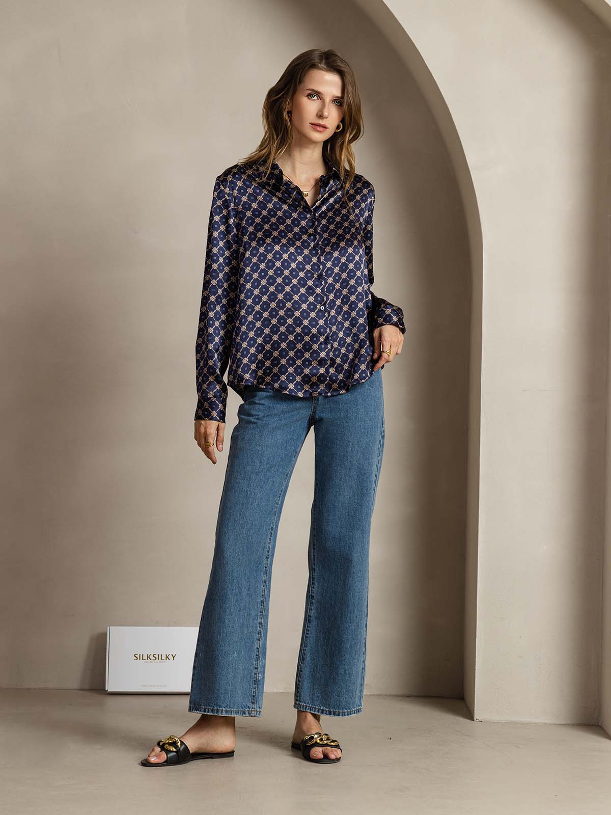[Laivasto Ketju] SilkSilky-FI Womens Shirt 003